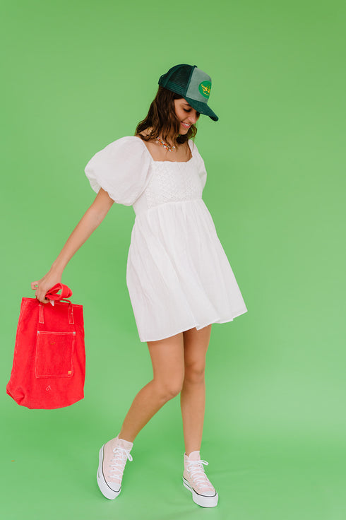 Summer Lovin' Dress// White