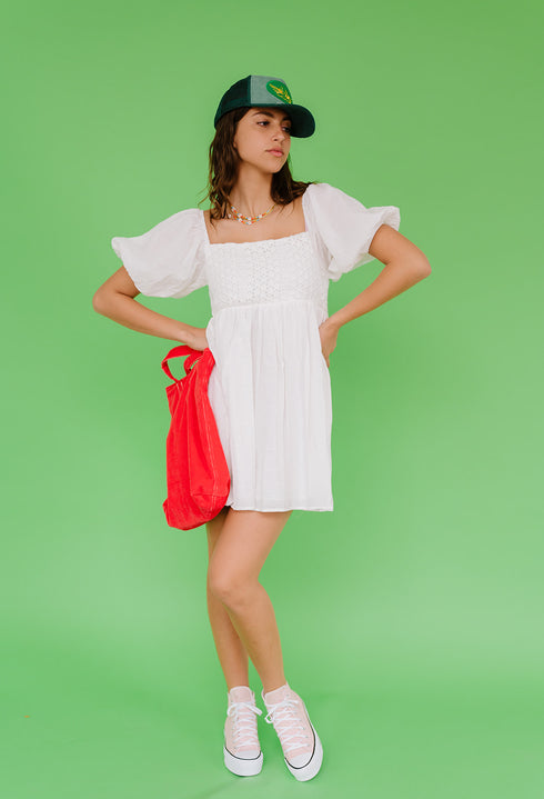 Summer Lovin' Dress// White