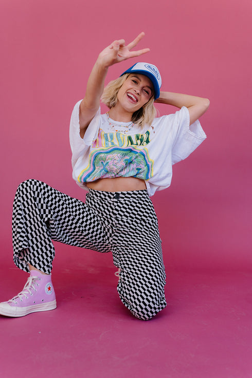 With The Band Checkered Pant