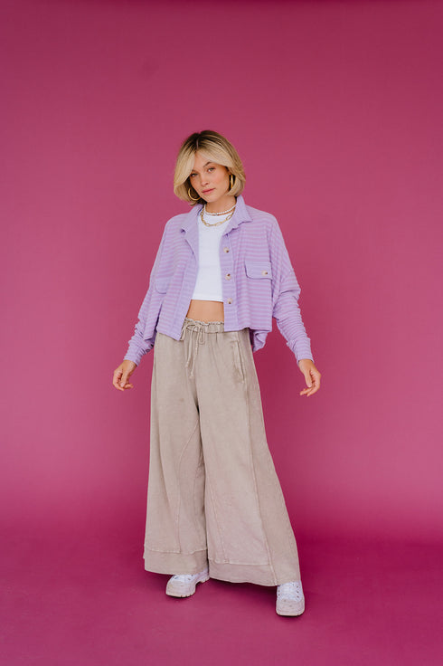 Loving Is Easy Lounge Pant// Stone *RESTOCKED*