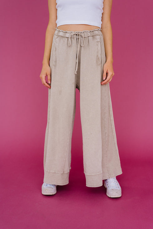 Loving Is Easy Lounge Pant// Stone *RESTOCKED*