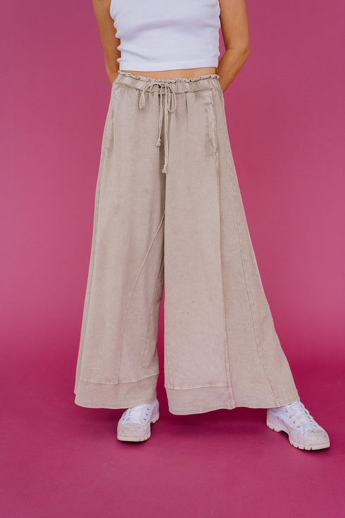 Loving Is Easy Lounge Pant// Stone *RESTOCKED*