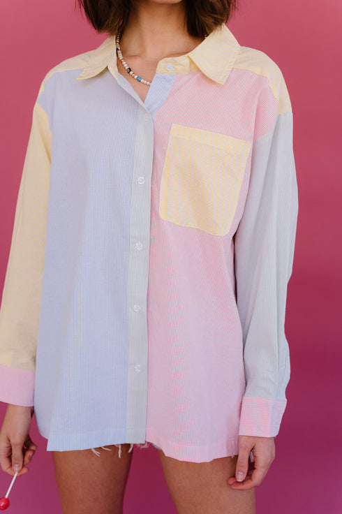 Vacay Mode Striped Top