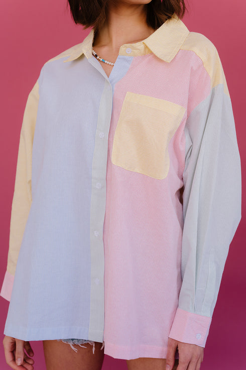 Vacay Mode Striped Top