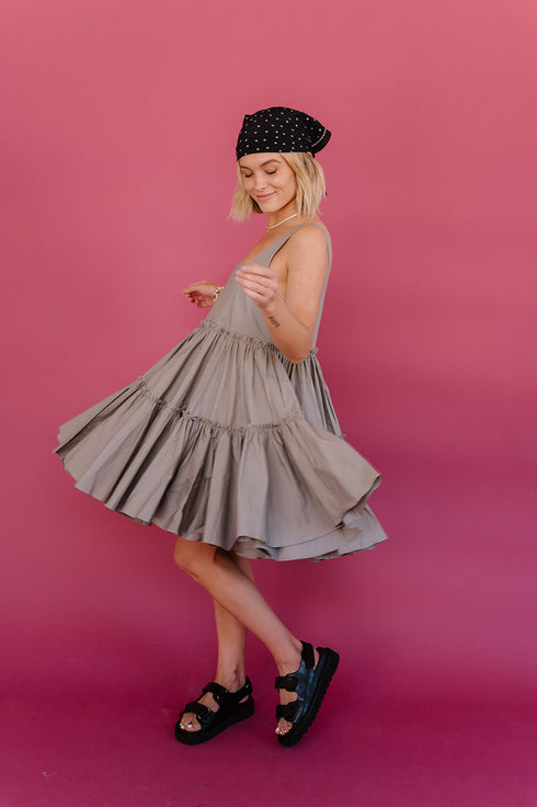 Golden Hour Dress // Sage