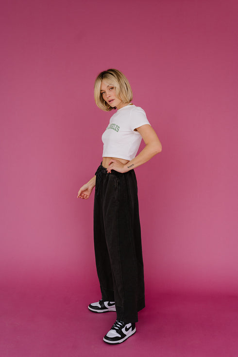 Loving Is Easy Lounge Pant// Black