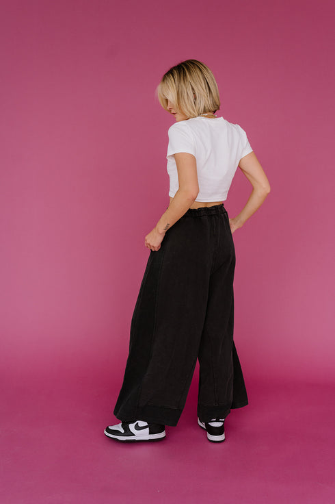 Loving Is Easy Lounge Pant// Black
