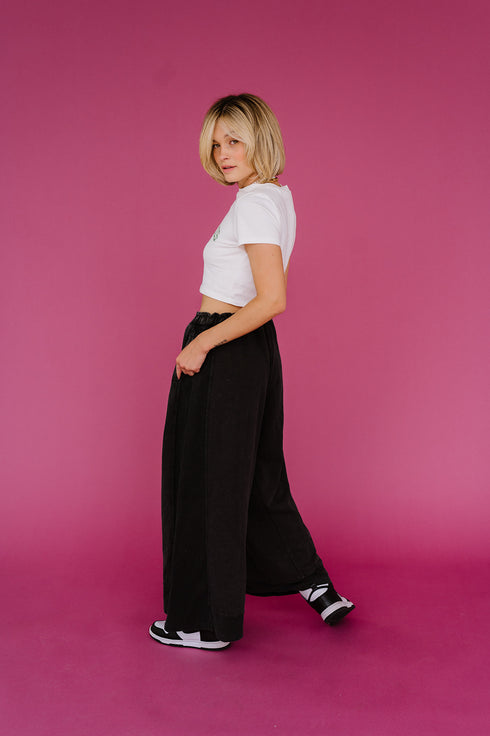 Loving Is Easy Lounge Pant// Black
