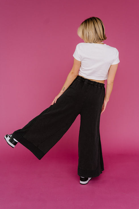 Loving Is Easy Lounge Pant// Black