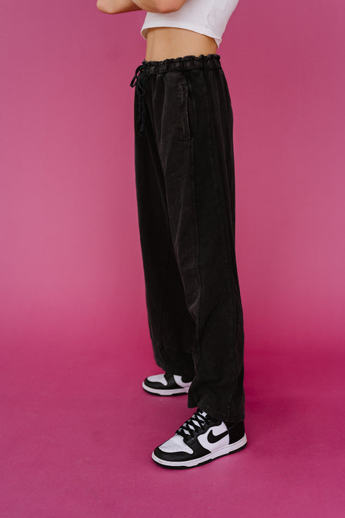 Loving Is Easy Lounge Pant// Black