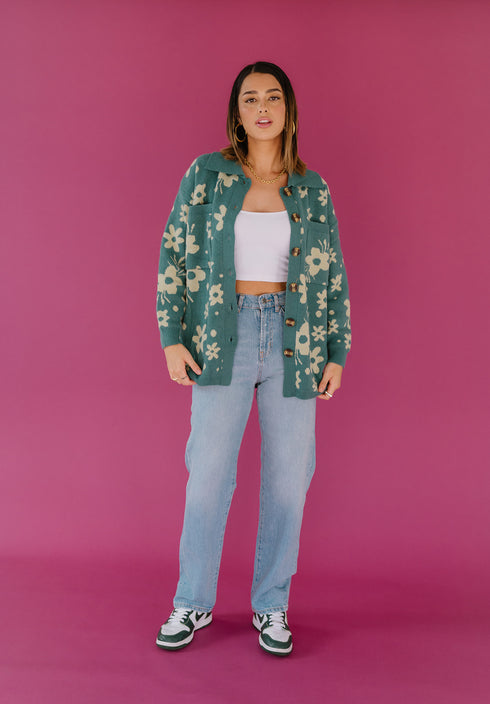 Twin Flame Floral Cardigan