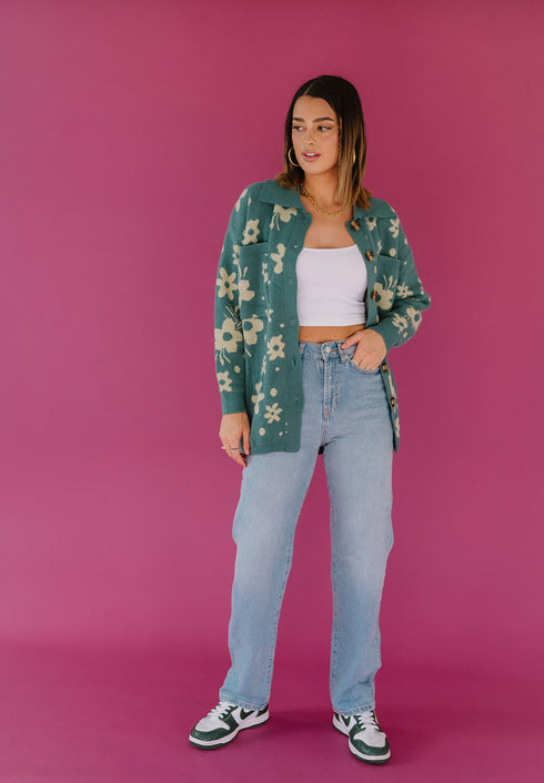 Twin Flame Floral Cardigan