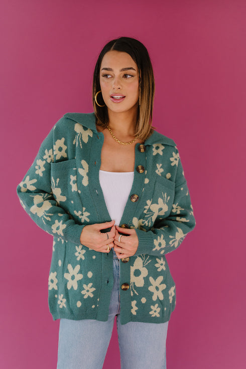 Twin Flame Floral Cardigan