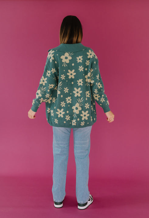 Twin Flame Floral Cardigan