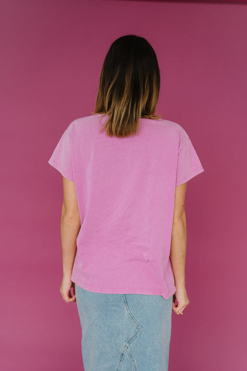 Hey Babe Tee// Pink
