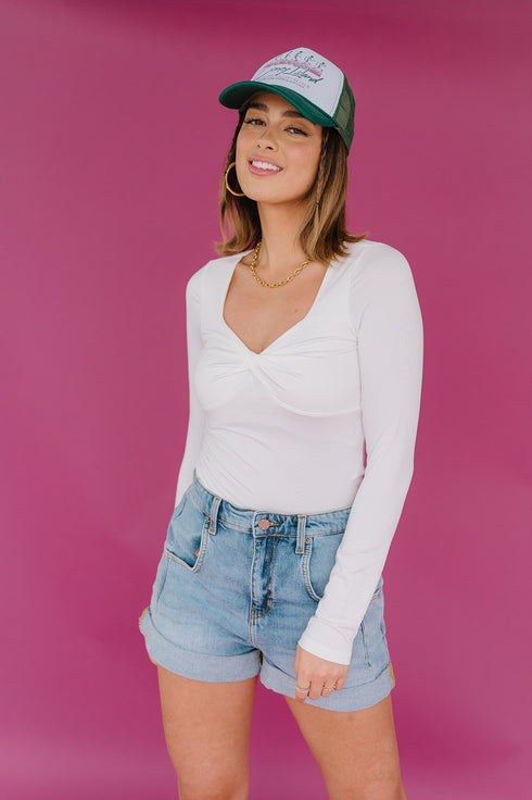 Barbie Moment Top// White