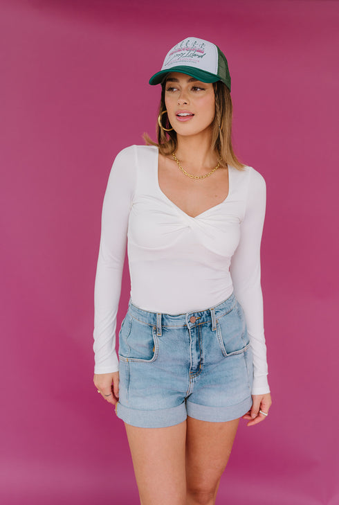 Barbie Moment Top// White