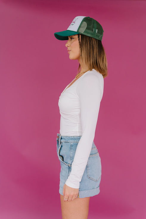 Barbie Moment Top// White