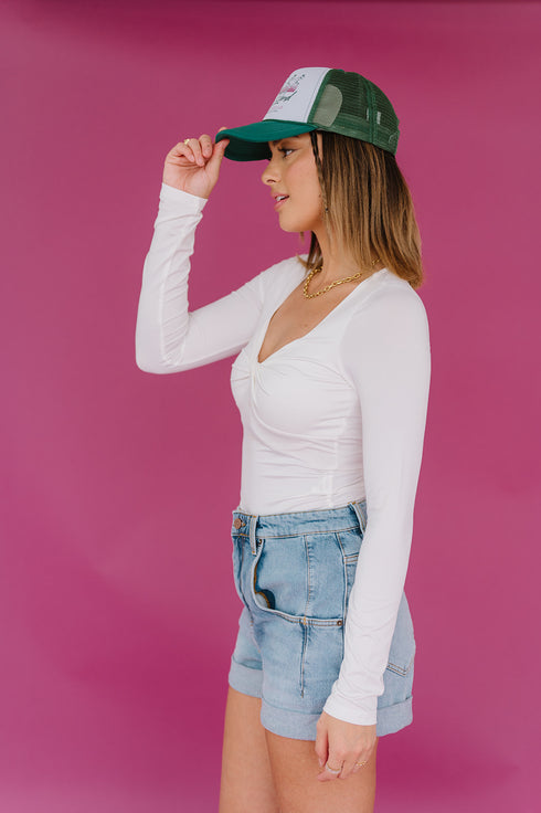 Barbie Moment Top// White