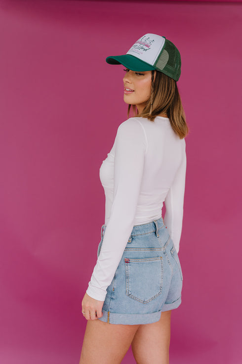 Barbie Moment Top// White