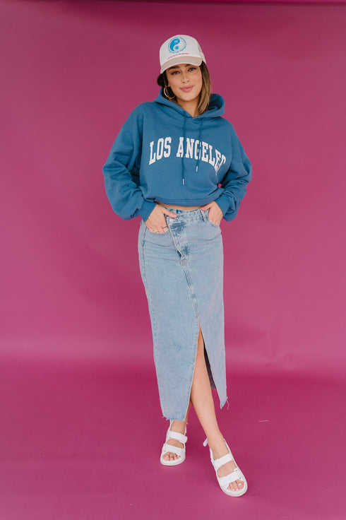 City Love Sweatshirt// Blue
