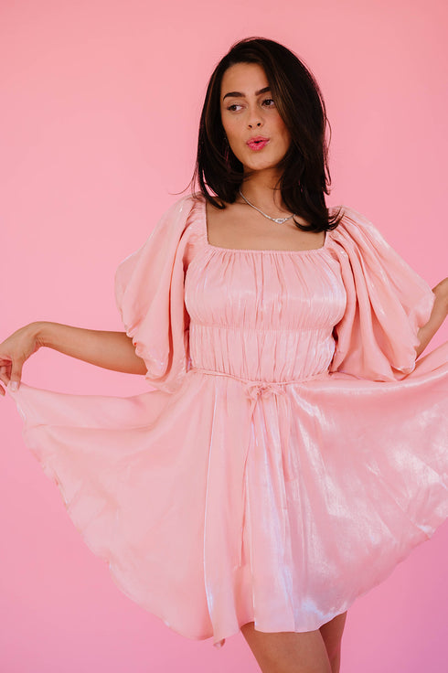 Life's A Party Mini Dress// Pink