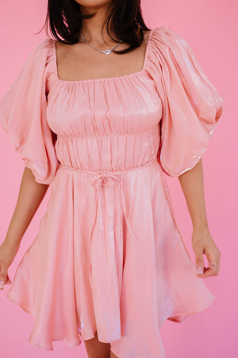 Life's A Party Mini Dress// Pink