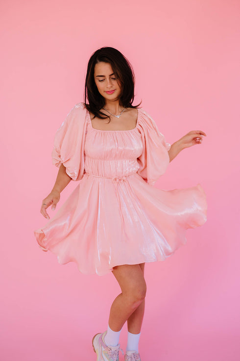 Life's A Party Mini Dress// Pink