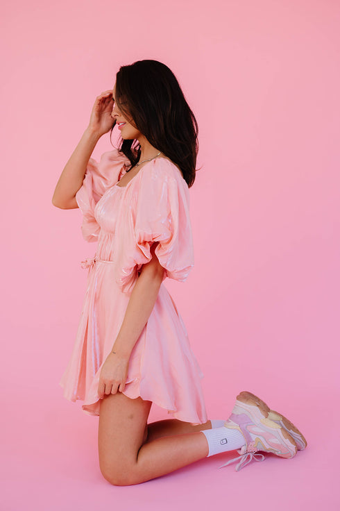 Life's A Party Mini Dress// Pink