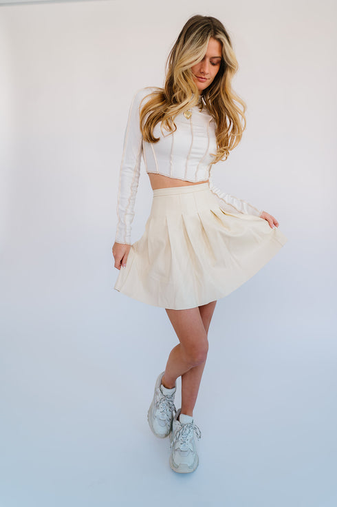 Uptown Girl Pleated Skirt