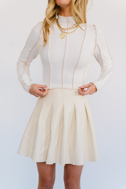 Uptown Girl Pleated Skirt