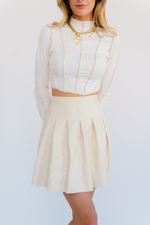 Uptown Girl Pleated Skirt
