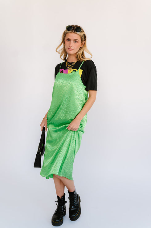 Beyond Obsessed Satin Dress