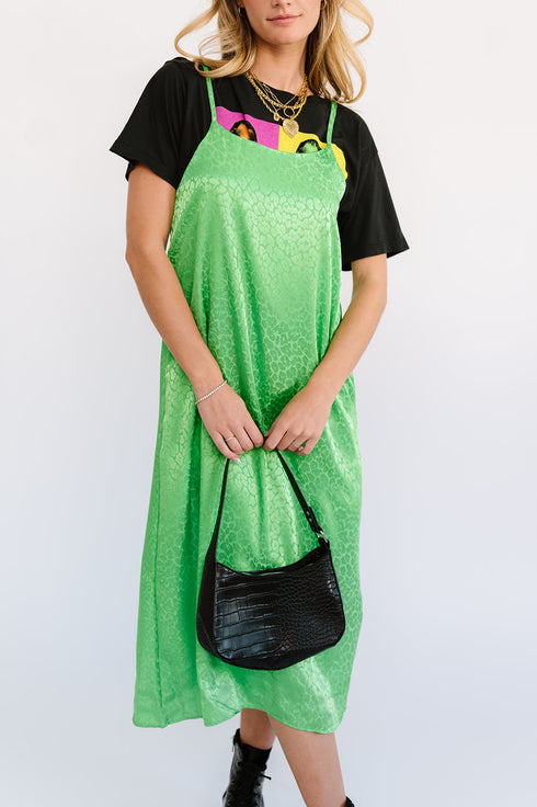 Beyond Obsessed Satin Dress