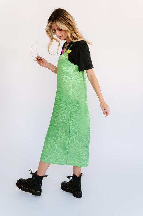 Beyond Obsessed Satin Dress