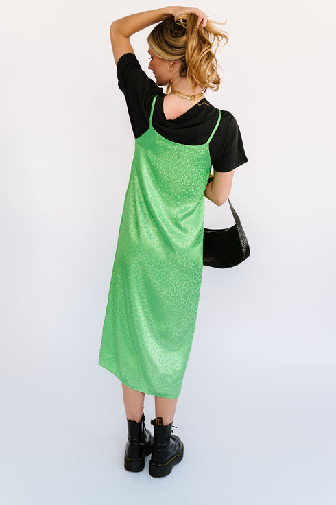 Beyond Obsessed Satin Dress