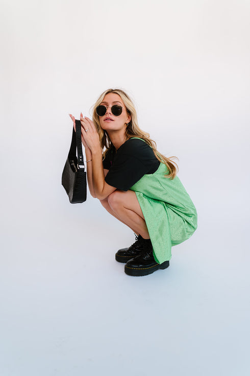 Beyond Obsessed Satin Dress