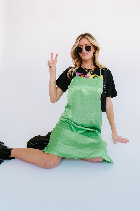 Beyond Obsessed Satin Dress