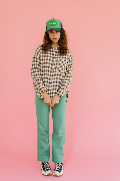 In The Band Flannel Top