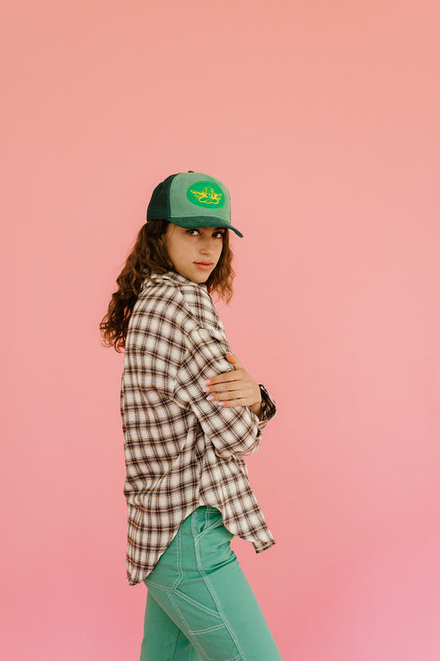 In The Band Flannel Top