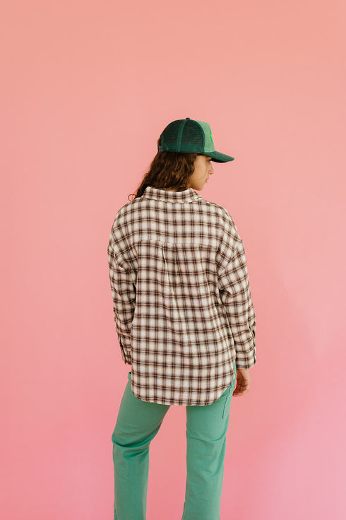 In The Band Flannel Top