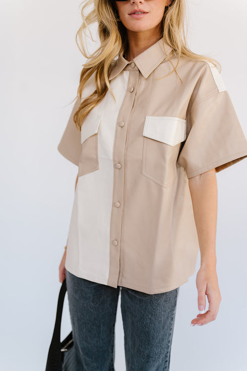 Dazed Babe Leather Top