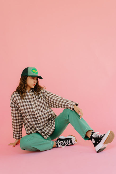 In The Band Flannel Top