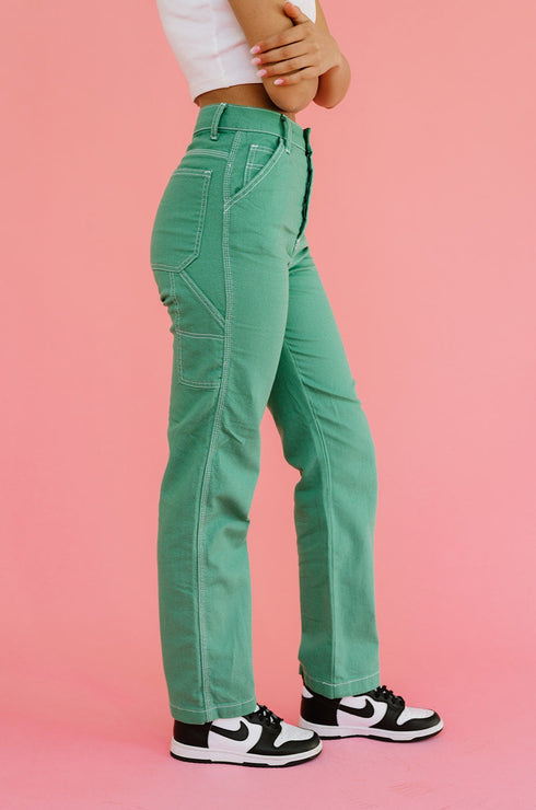 Deja Vu Cargo Pant// Green *RESTOCKED*