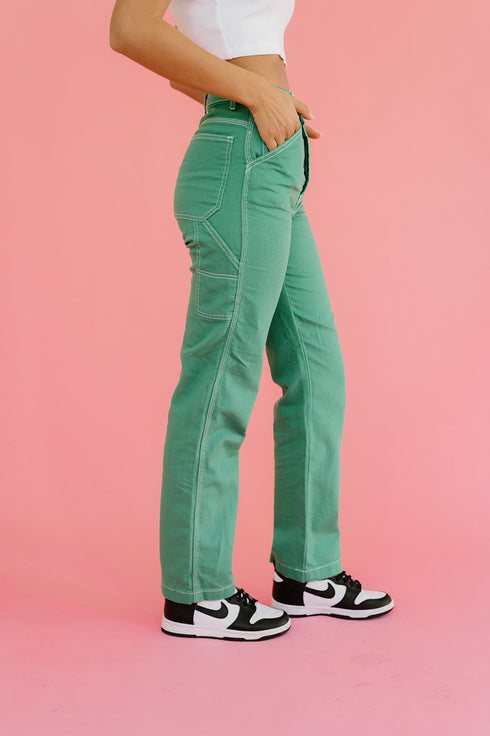 Deja Vu Cargo Pant// Green *RESTOCKED*