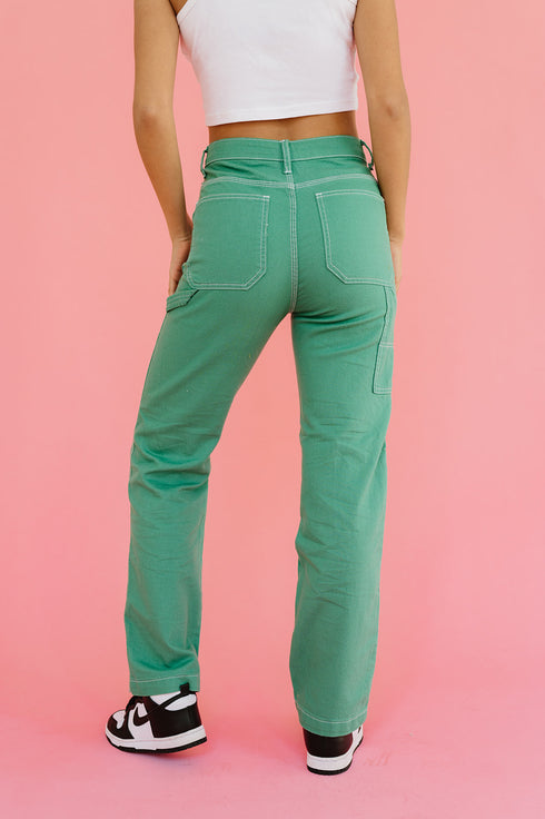 Deja Vu Cargo Pant// Green *RESTOCKED*