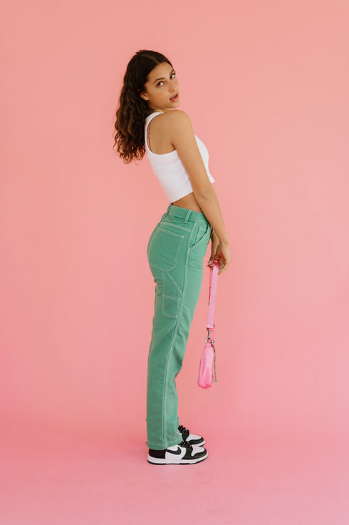 Deja Vu Cargo Pant// Green *RESTOCKED*