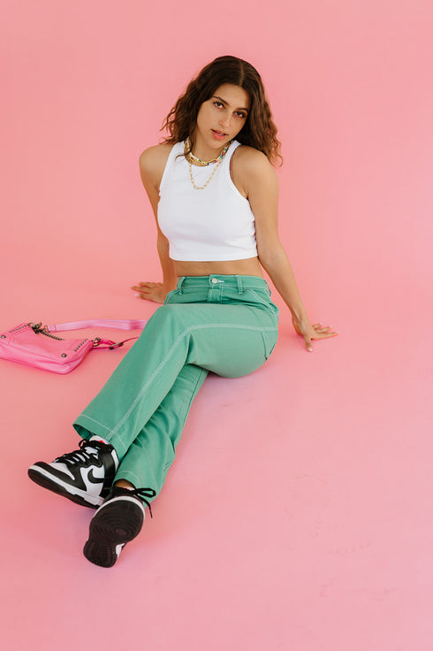 Deja Vu Cargo Pant// Green *RESTOCKED*