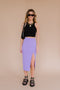 Lover Ribbed Knit Skirt