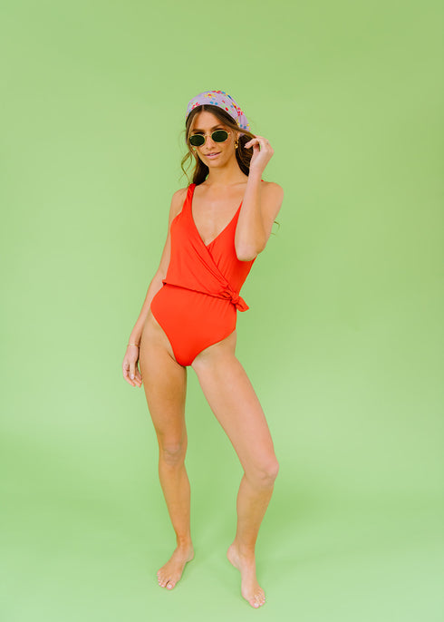Poppy One Piece // Red